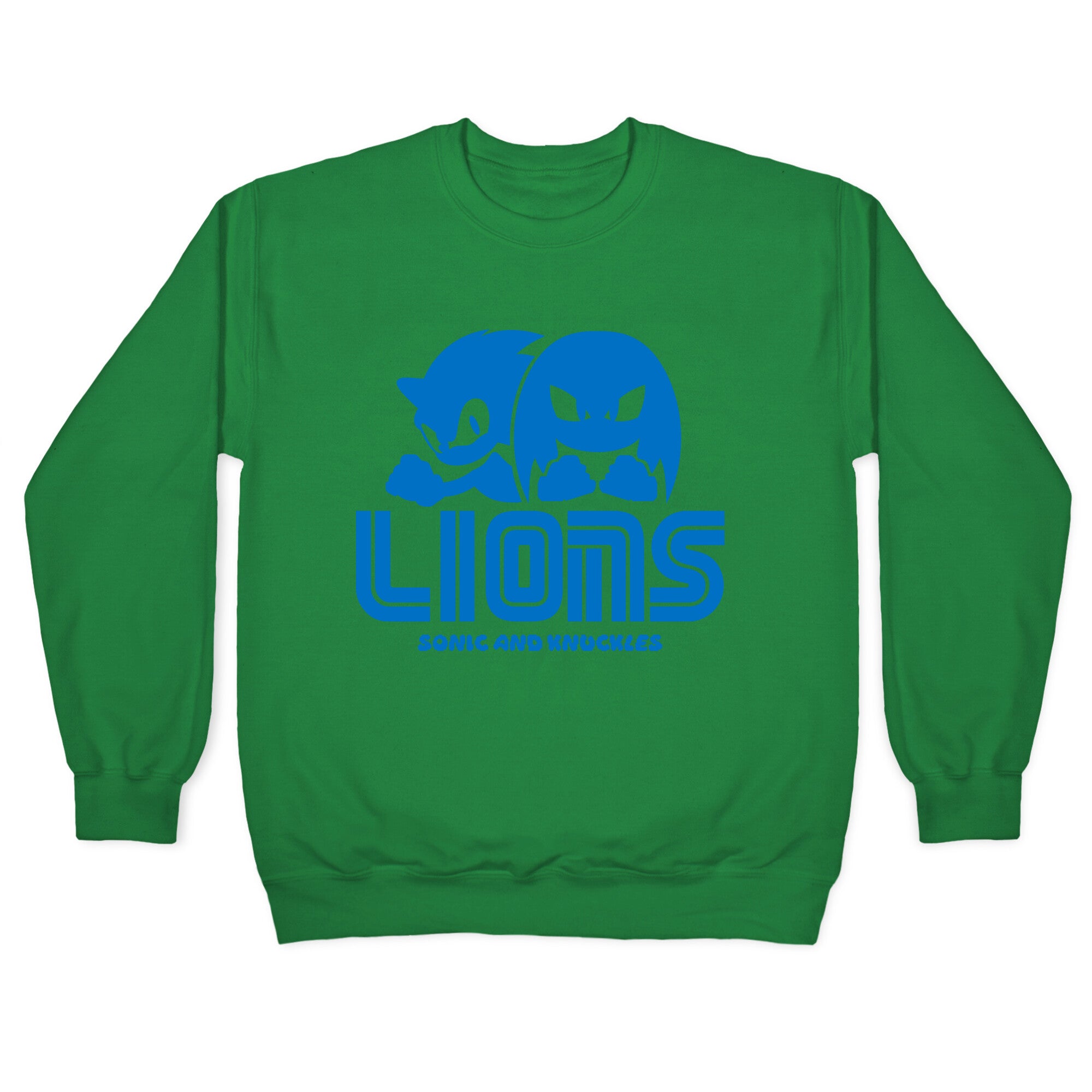 Sonic and Knuckles Lions Crewneck Sweatshirt
